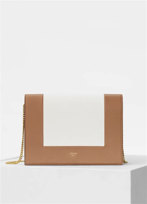 celine knotted lambskin clutch price|Frame evening clutch on chain in bicolour smooth lambskin.